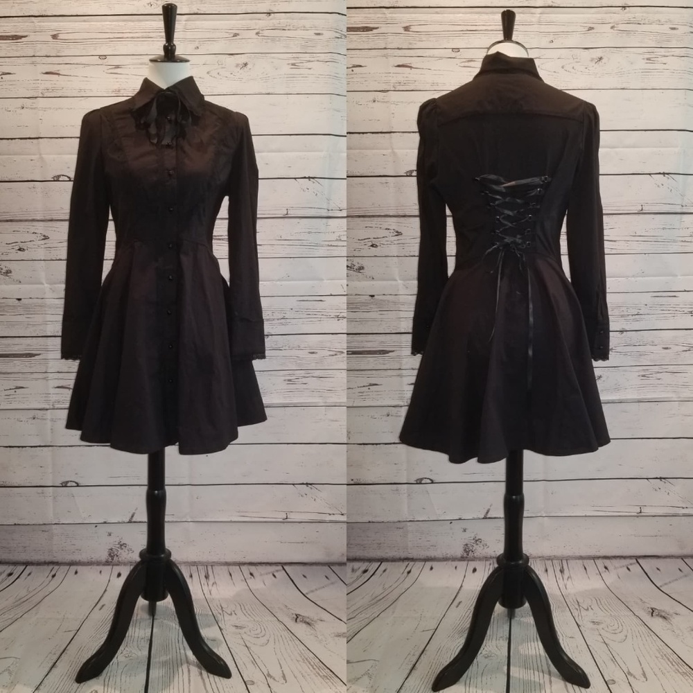 Black Lolita Killstar Dress (new!)